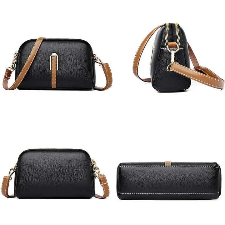 Questa borsa a tracolla compatta è ideale per le giornate piene di movimento