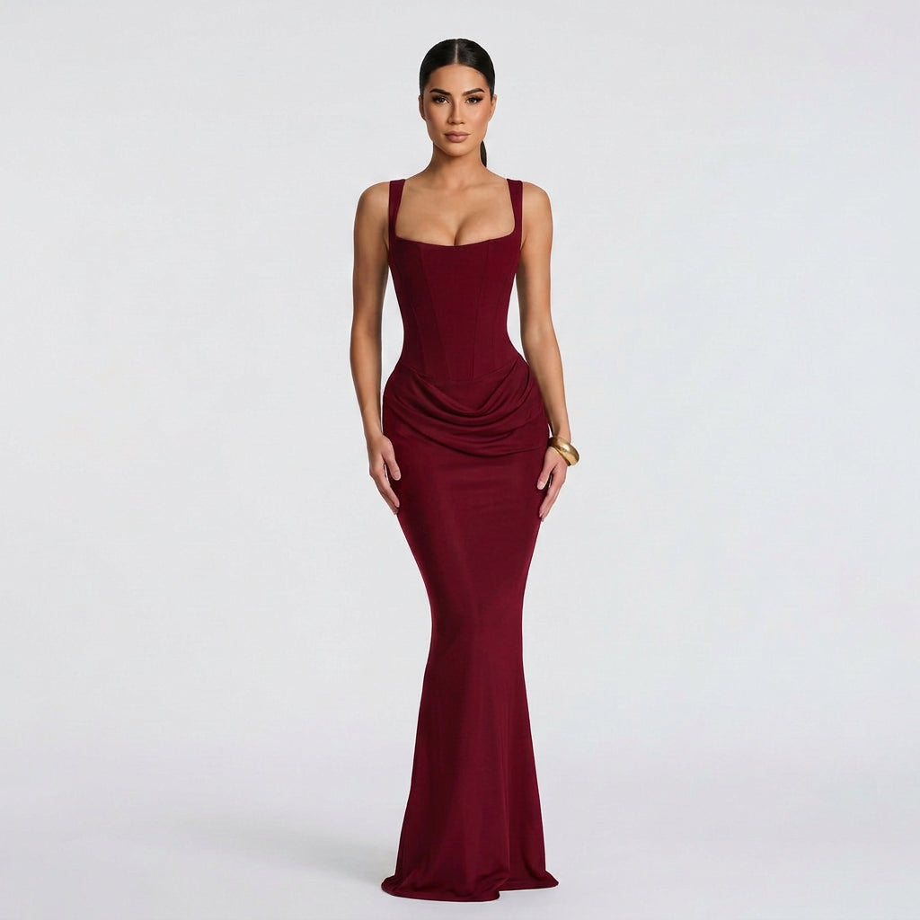 Mária - Elegantné maxi šaty