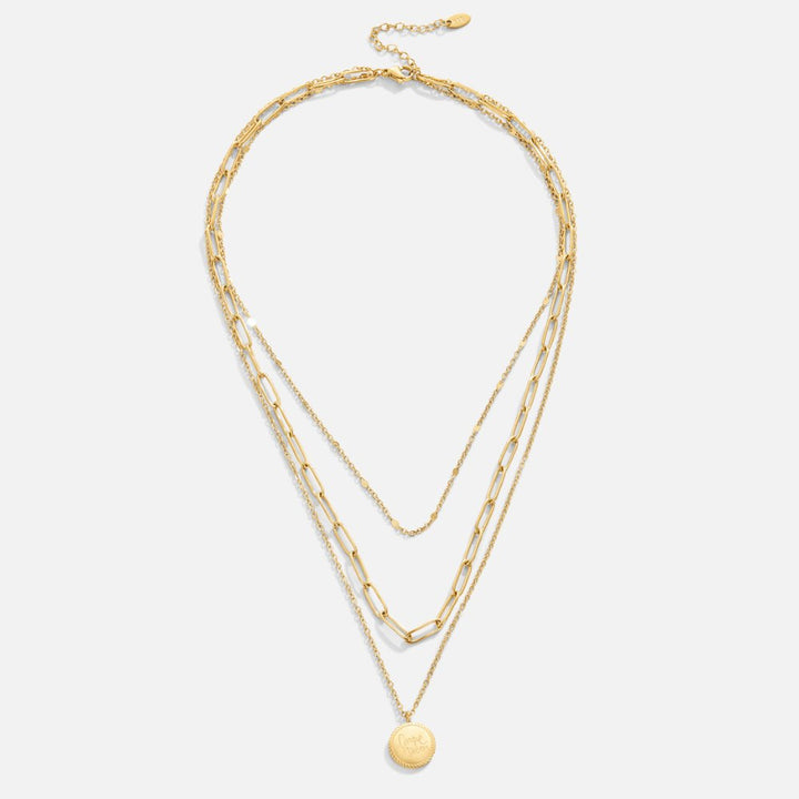 Collana a strati Geya con moneta