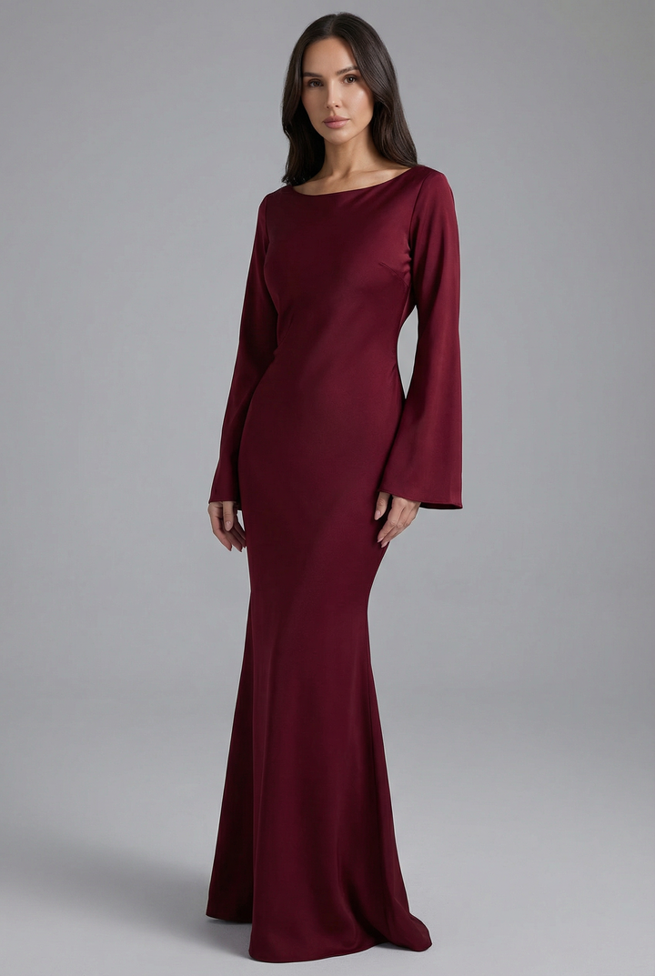 Yveta | Abito maxi floreale con spalline e spacco