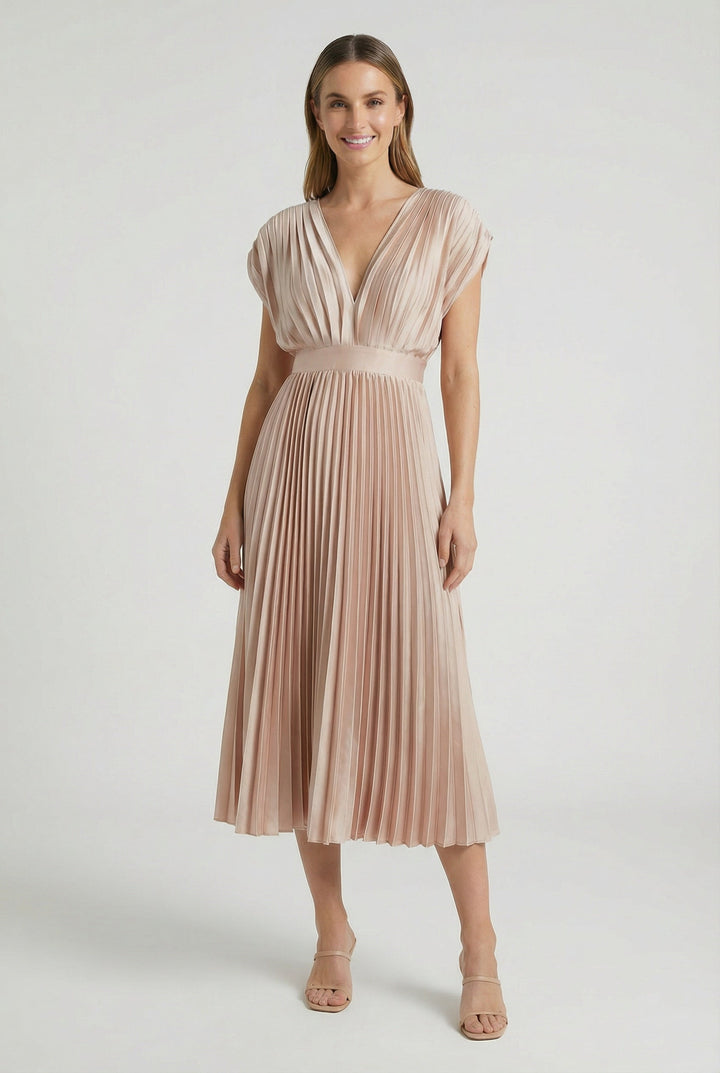 Marika | Abito maxi elegante con motivo