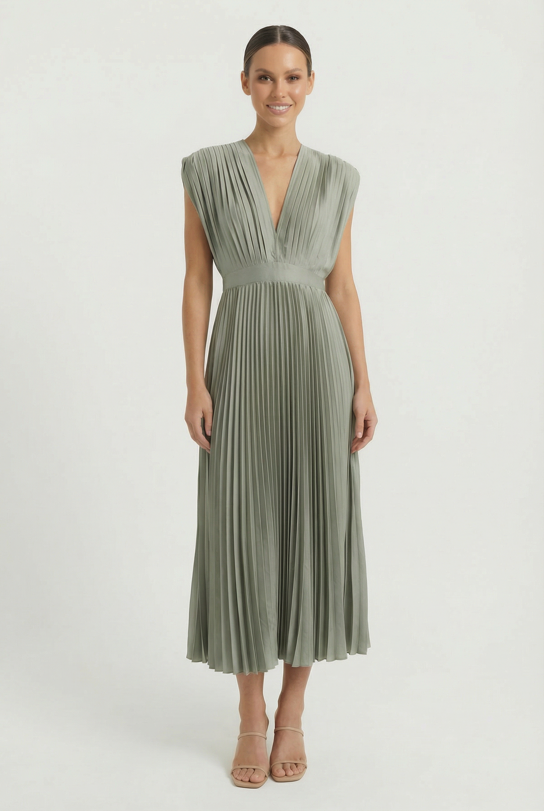 Marika | Elegante maxi abito con motivo