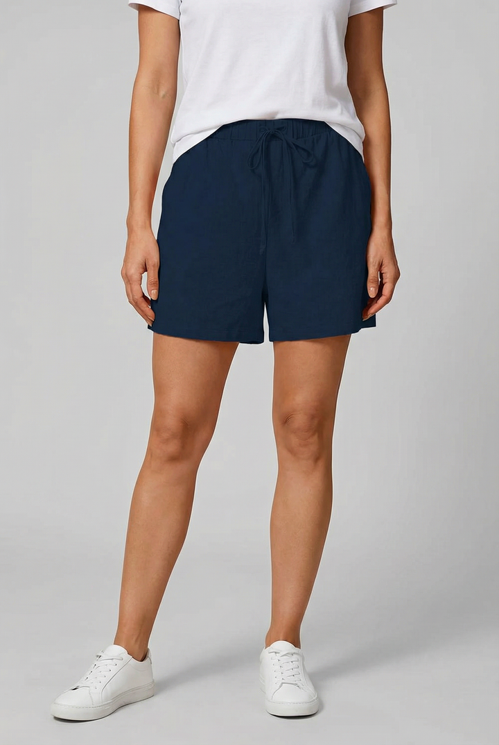 Pantaloni corti larghi dal look leggero