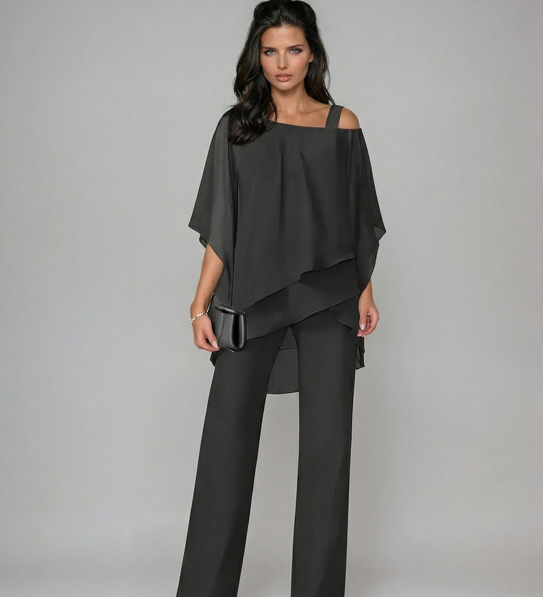 Isabela – Chic letný set s topom a nohavicami