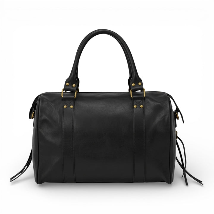 Grande borsa tote vintage liscia