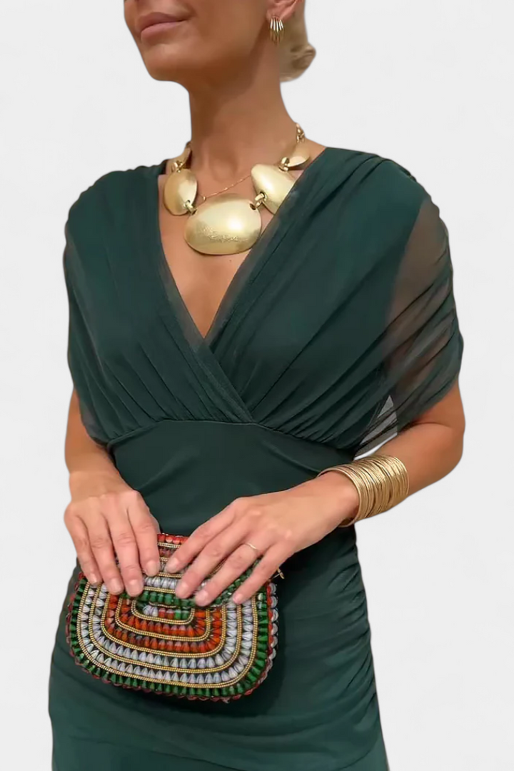 Magda | Vestito lungo floreale