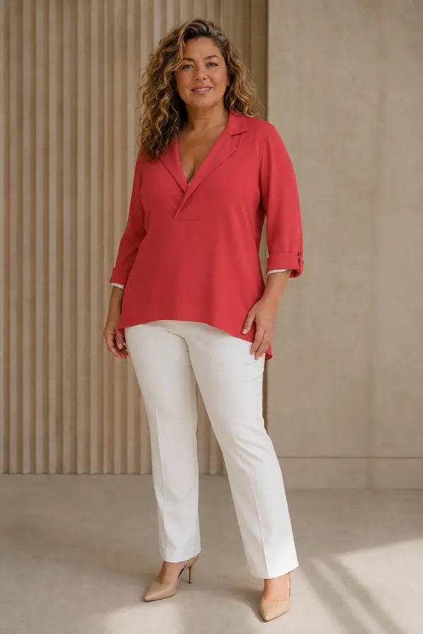 Lorena | Blusa stampata con taglio comodo
