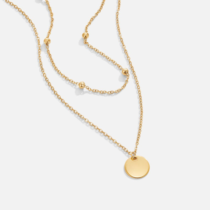 Collana a strati con dischi