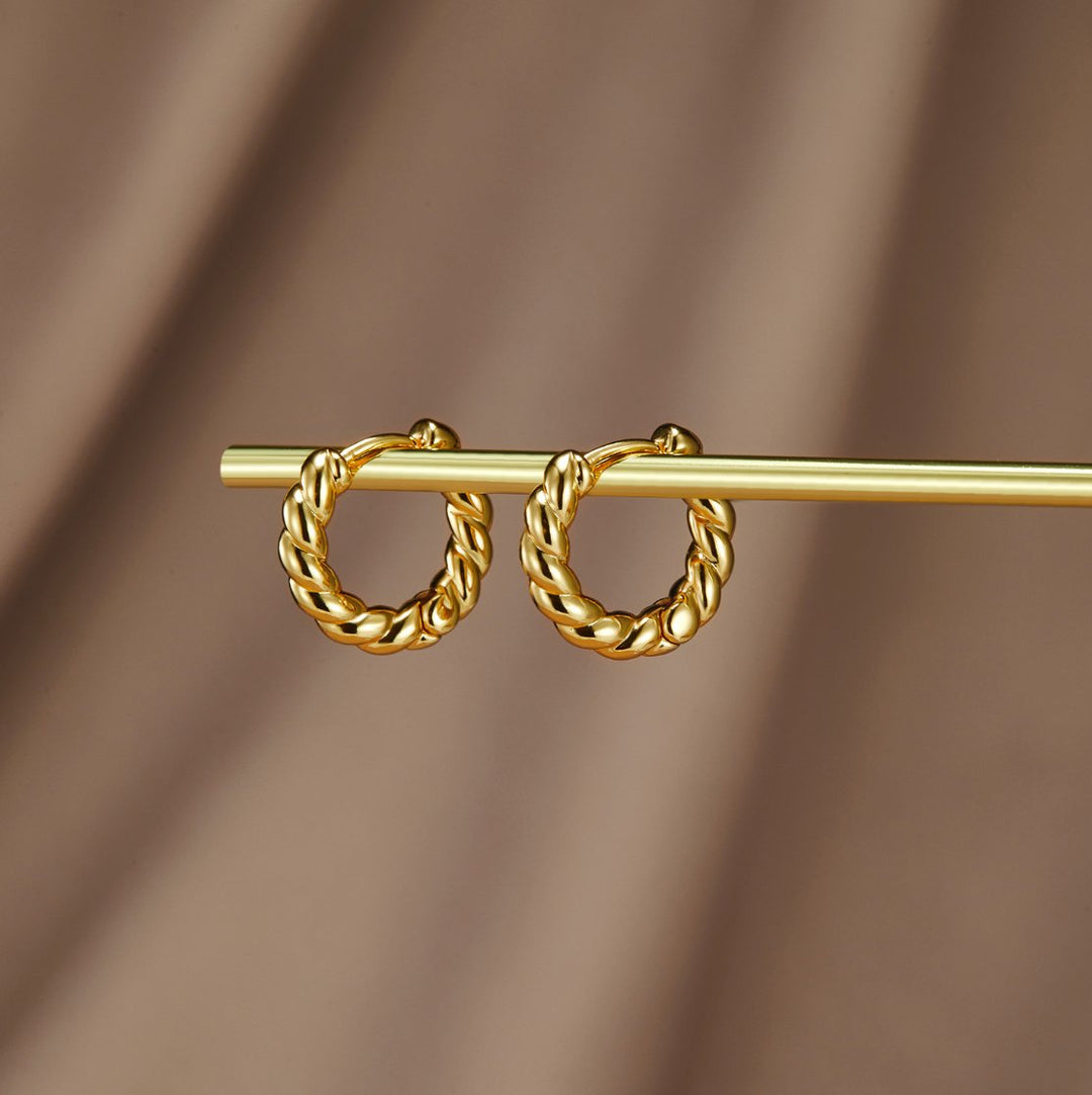 Orecchini a spirale Layla in oro
