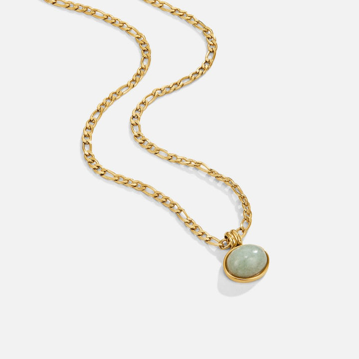 Collana Liza con pendente in giada