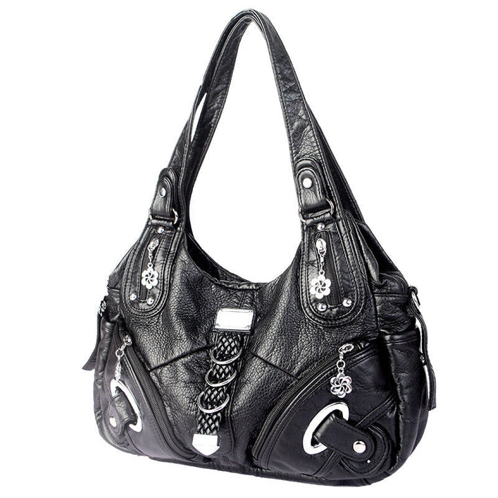 Borsa a tracolla classica liscia