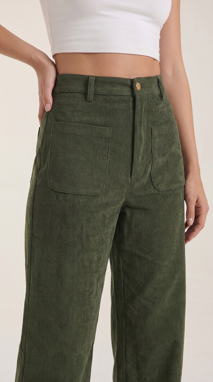 Blahoslava | Pantaloni a gamba larga con vita alta