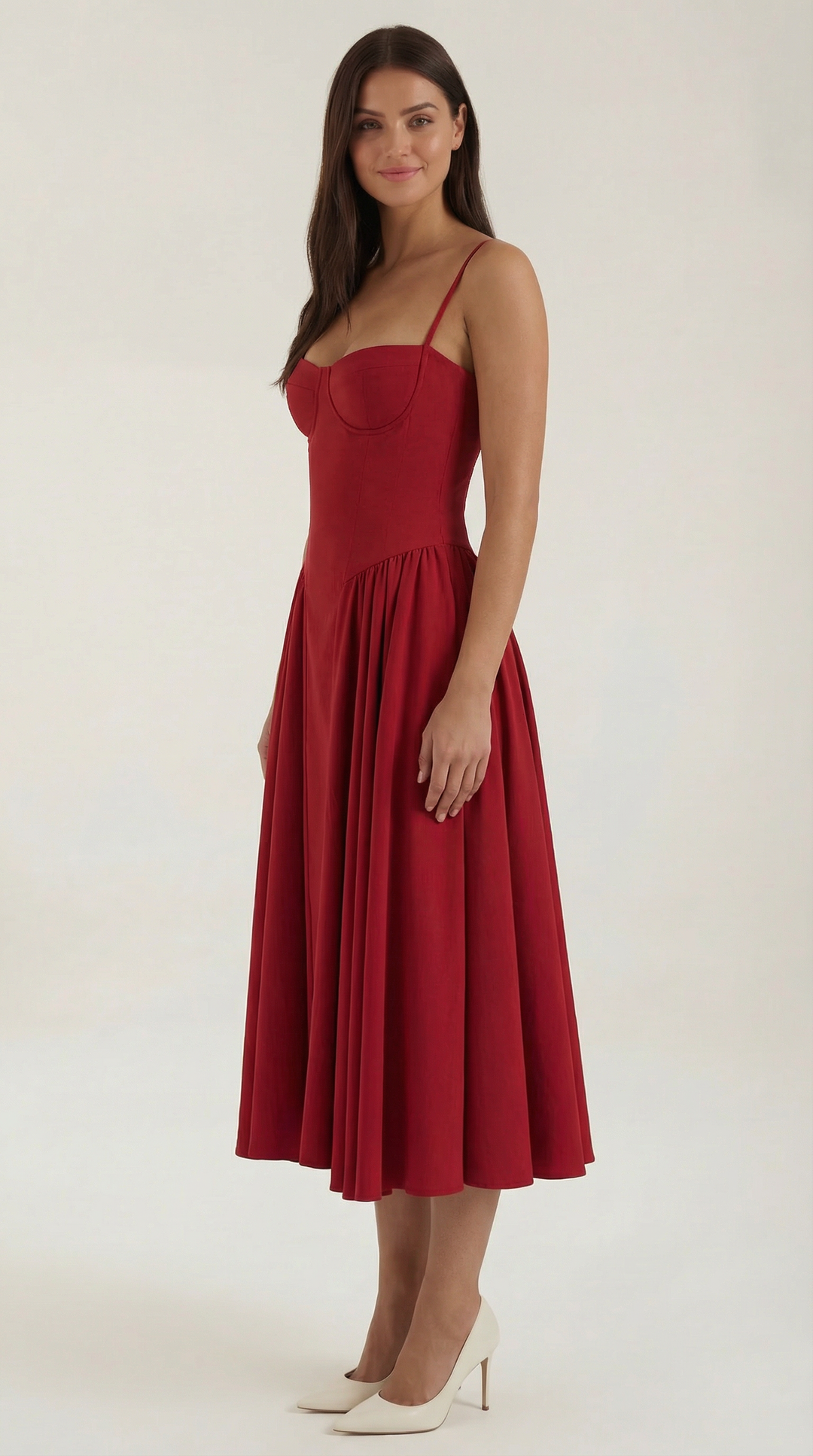 Izolda | Abito midi con corsetto