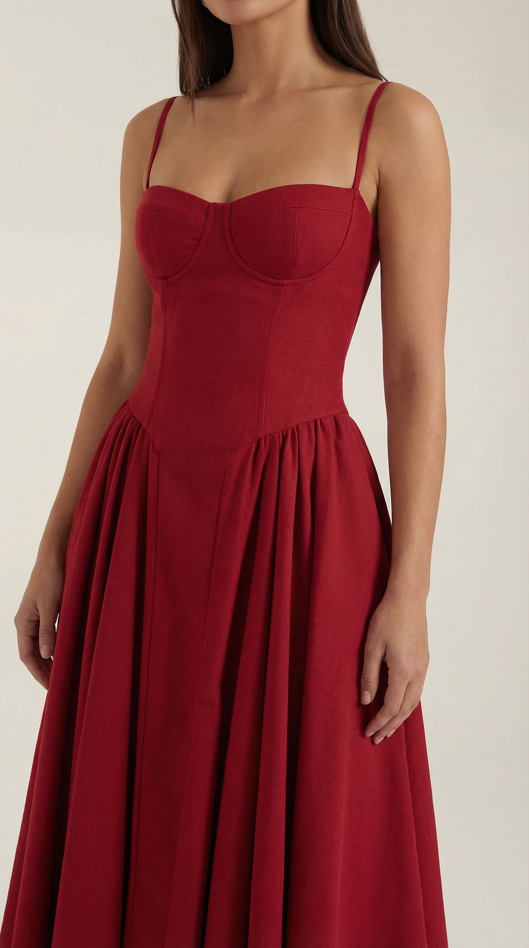 Izolda | Abito midi con corsetto