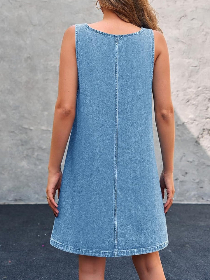 Irena | Abito lungo in denim