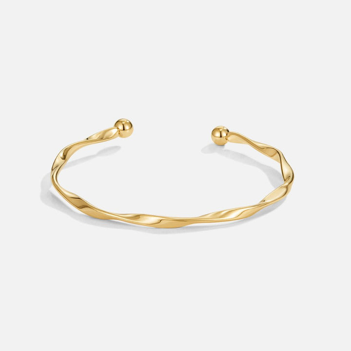 Bracciale rigido dorato Imari