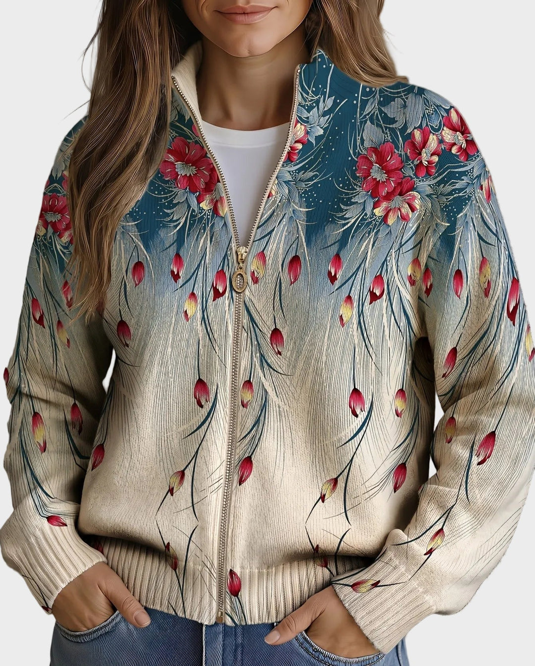 Zillah | Cardigan floreale