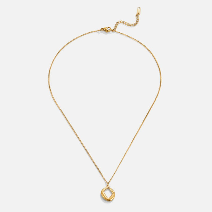 Collana geometrica dorata Zola
